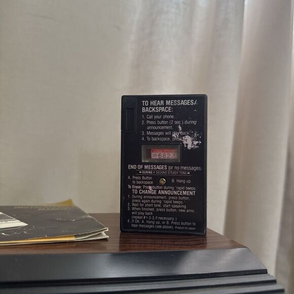 VINTAGE RECORD A CALL MODEL 675 Great Condition Remote Key & Instruction Manual - Picture 6 of 12